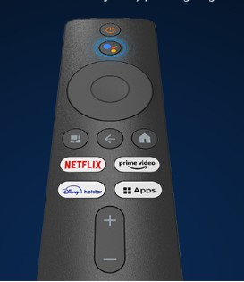 Voice remote buttons and directional controls